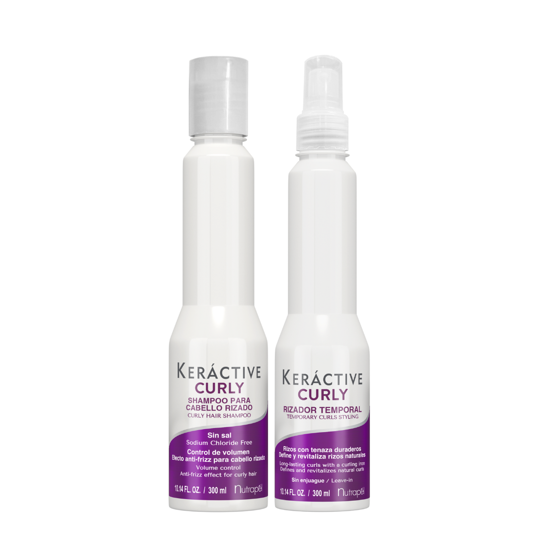 Keráctive Curly Rizador Temporal + Keráctive Curly Shampoo