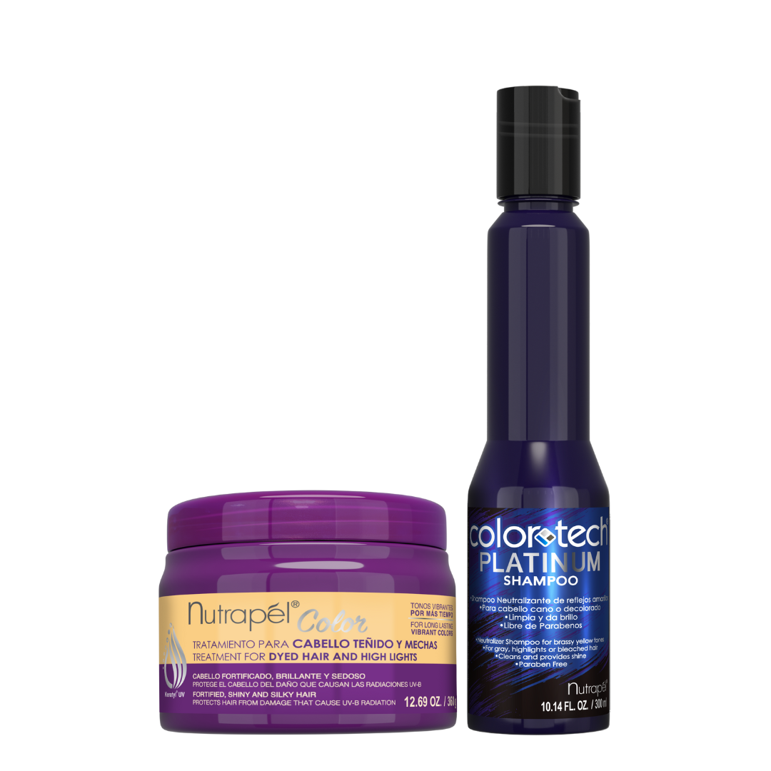 Nutrapél Color + Colortech Platinum Shampoo Matizante